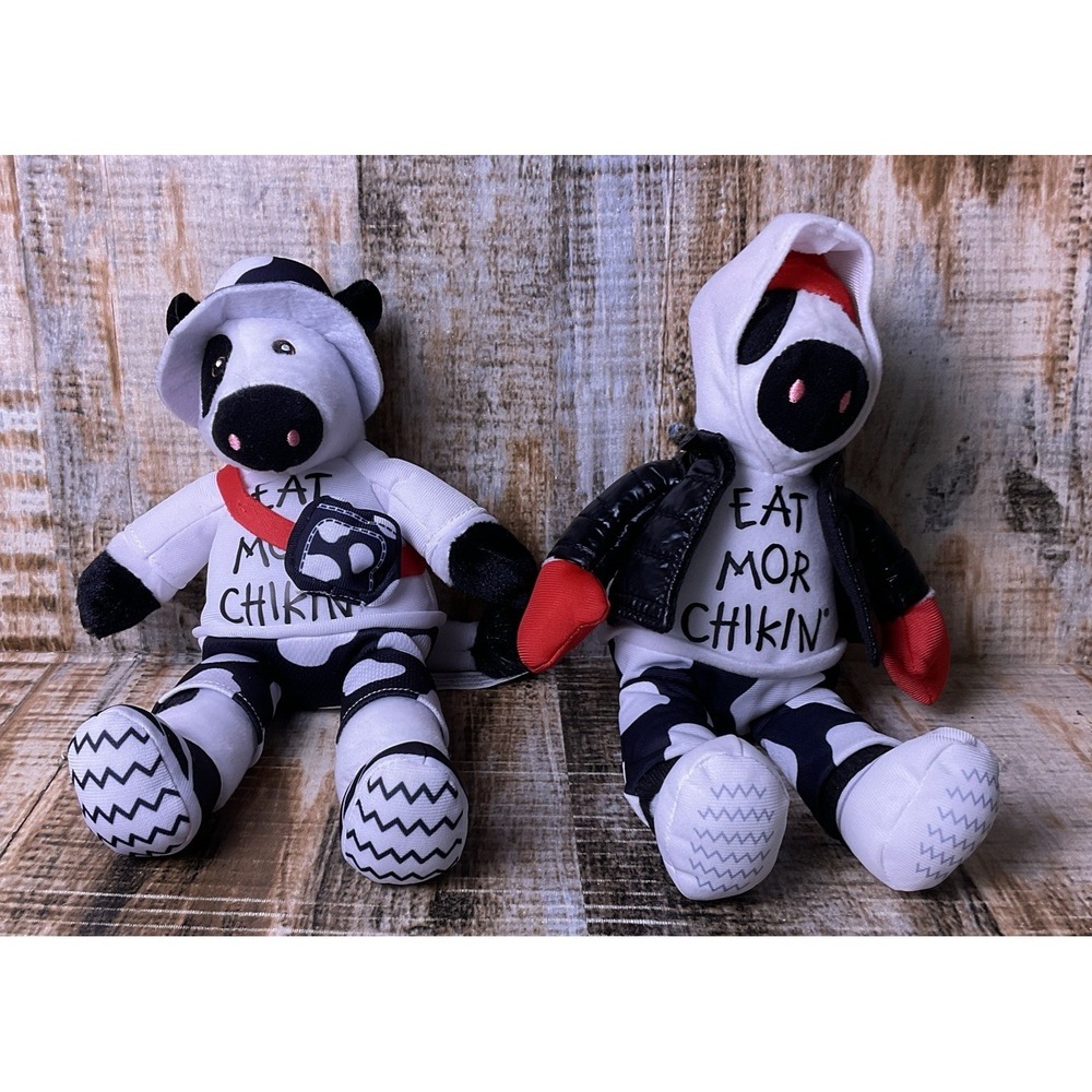 Chick-fil-A Cow Plush Lot Of 2 Collector stuffed Animals